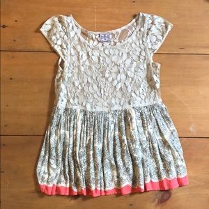 Free People Left Me Speechless Lace top